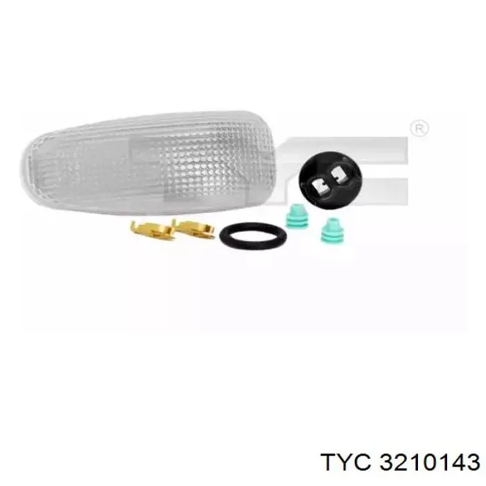 Праве бокове дзеркало TYC 3210143