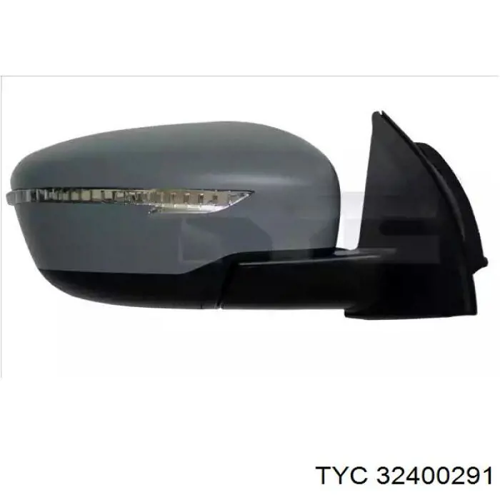 Скло дзеркала заднього виду, правого TYC 32400291 ціна, від 13.00 USD