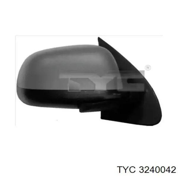 3240042 TYC Дзеркало заднього виду, ліве