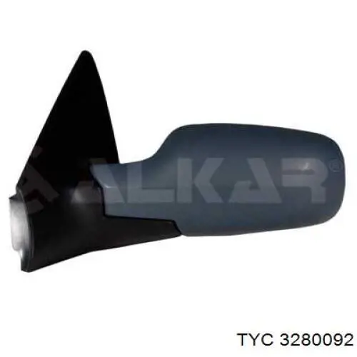 Ліве бічне дзеркало Polcar 6012514M ціна, від 35.84 USD