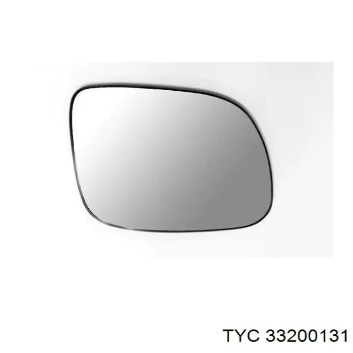 33200131 TYC дзеркальний елемент дзеркала заднього виду, правого