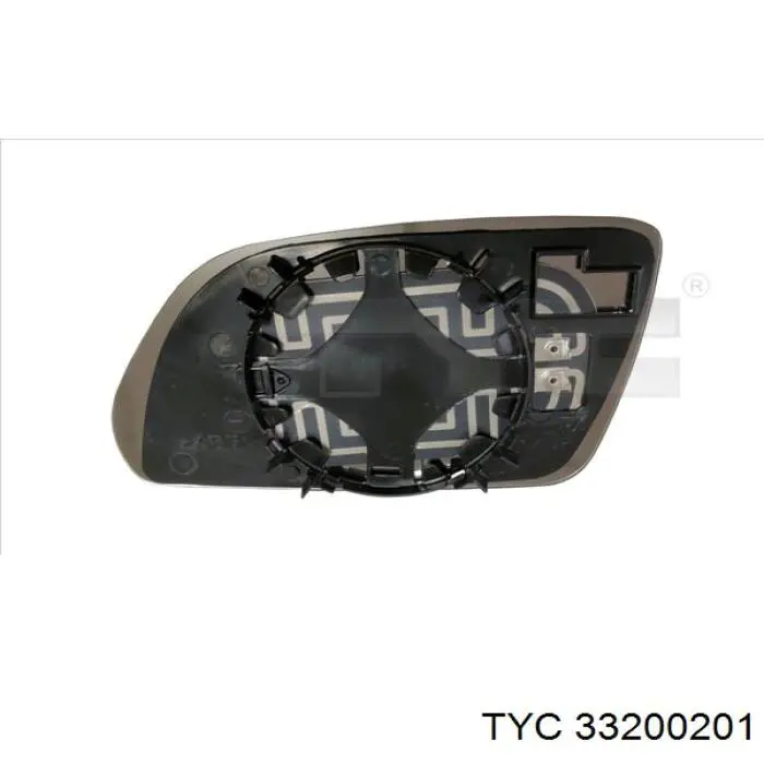 Купити 33200201 TYC Дзеркальний елемент дзеркала заднього виду, лівого