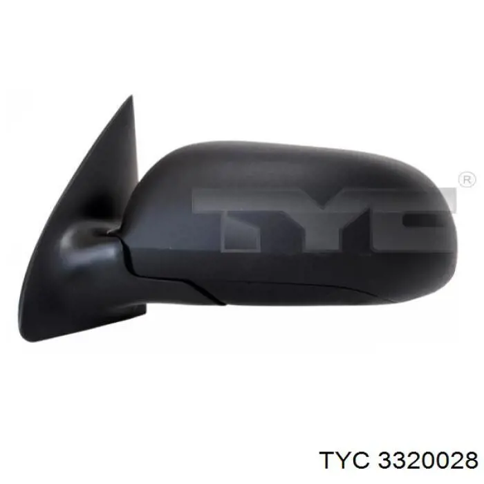 3320028 TYC Дзеркало заднього виду, ліве