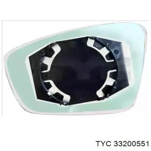 Скло дзеркала заднього виду, правого TYC 33200551 ціна, від 16.14 USD