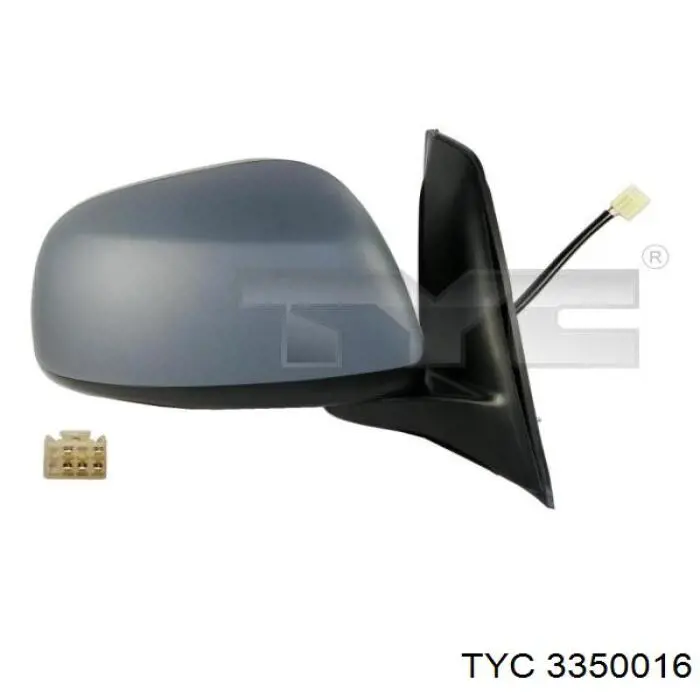 3350016 TYC Дзеркало заднього виду, ліве