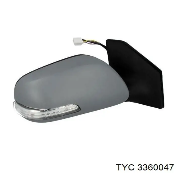 Праве бокове дзеркало TYC 388TYD421TPBL