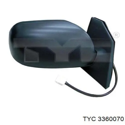 3360070 TYC Дзеркало заднього виду, ліве