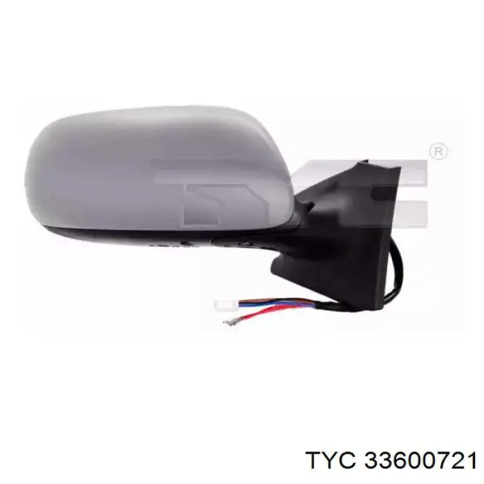 Купити 879090D581 Toyota Дзеркальний елемент дзеркала заднього виду, лівого
