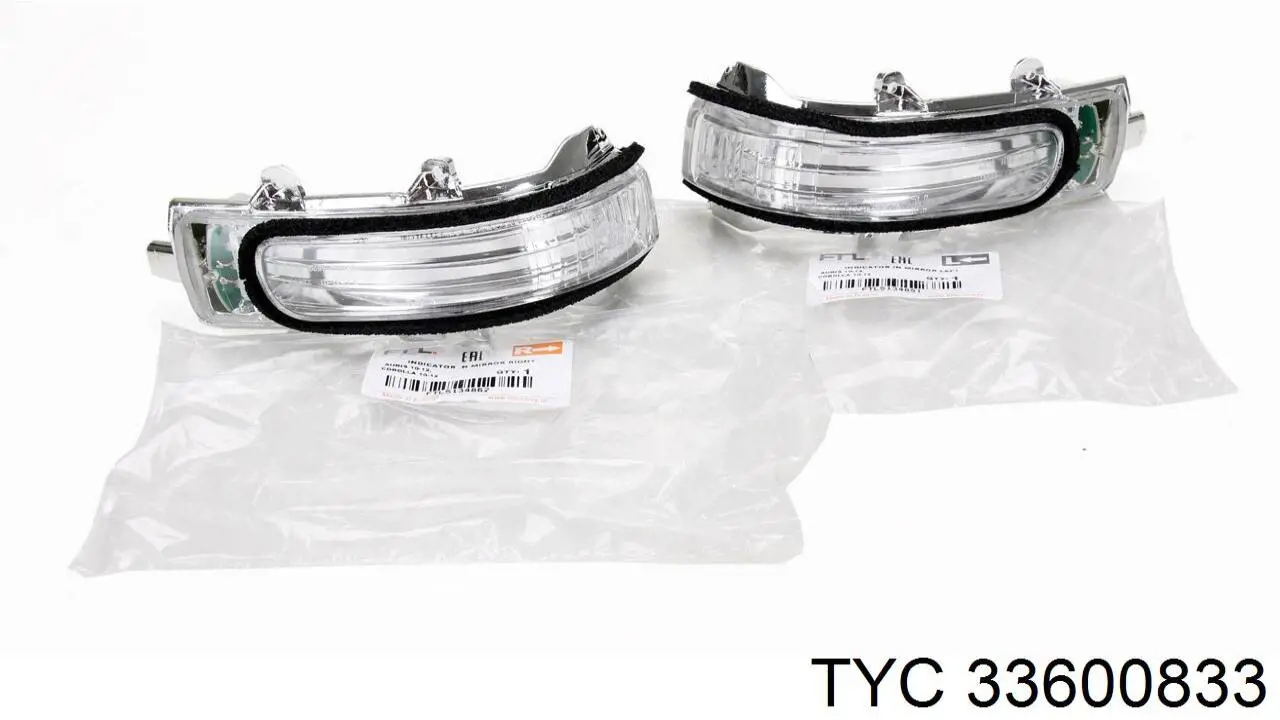 Покажчик повороту дзеркала, правий TYC 33600833 ціна, від 25.79 USD