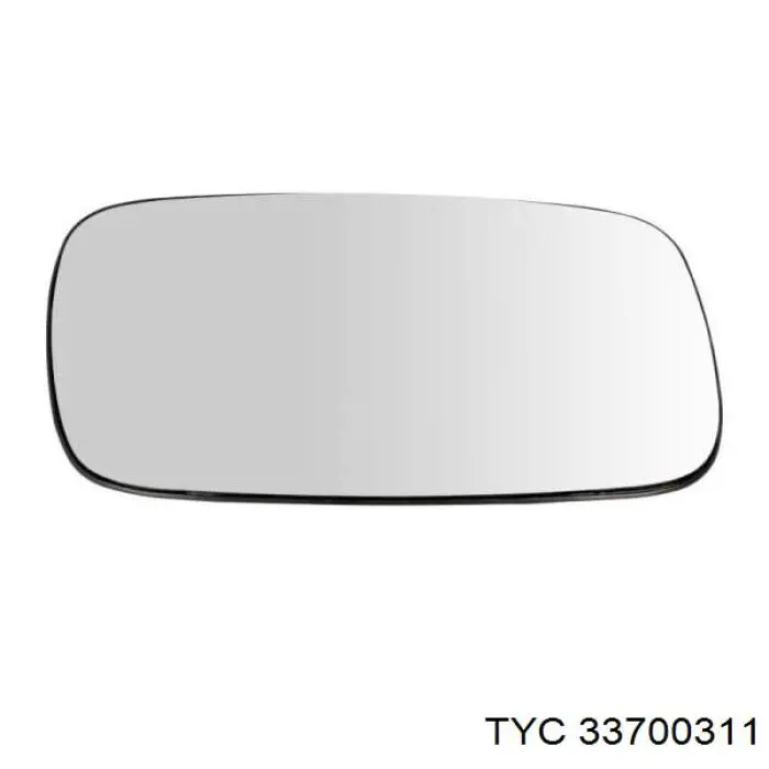 33700311 TYC дзеркальний елемент дзеркала заднього виду, правого