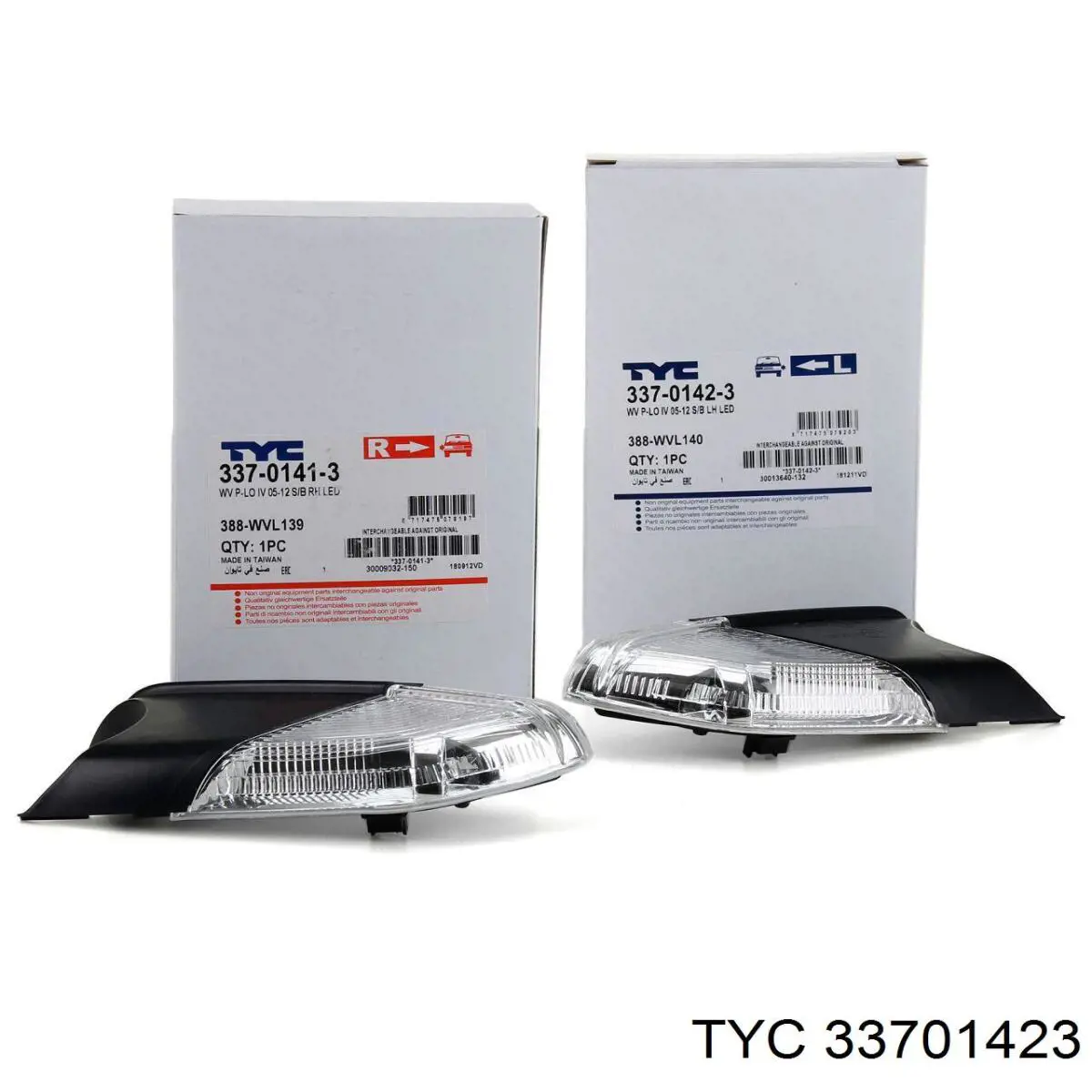 Покажчик повороту дзеркала, лівий TYC 33701423 ціна, від 13.36 USD