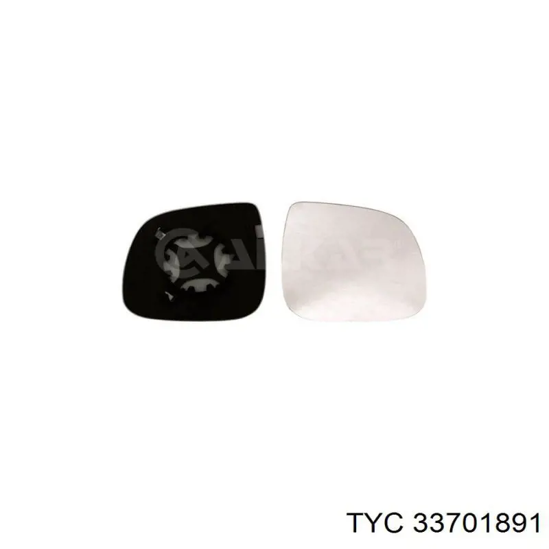 Скло дзеркала заднього виду, правого TYC 33701891 ціна, від 29.07 USD