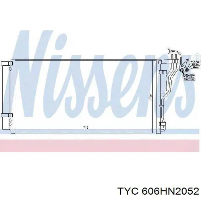 Конденсатор кондиціонера TYC 606HN2052 ціна, від 71.05 USD