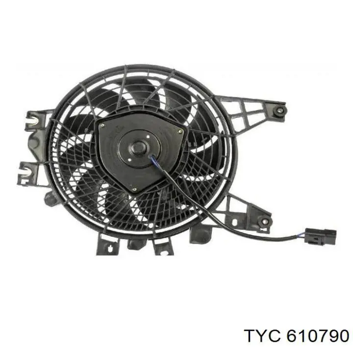 610790 TYC вентилятор/крильчатка радіатора кондиціонера