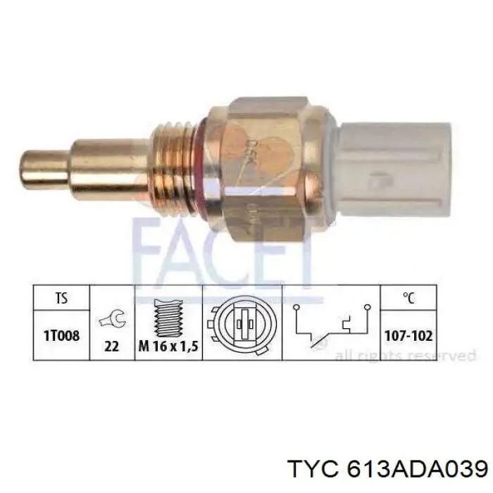 613ADA039 TYC Конденсатор