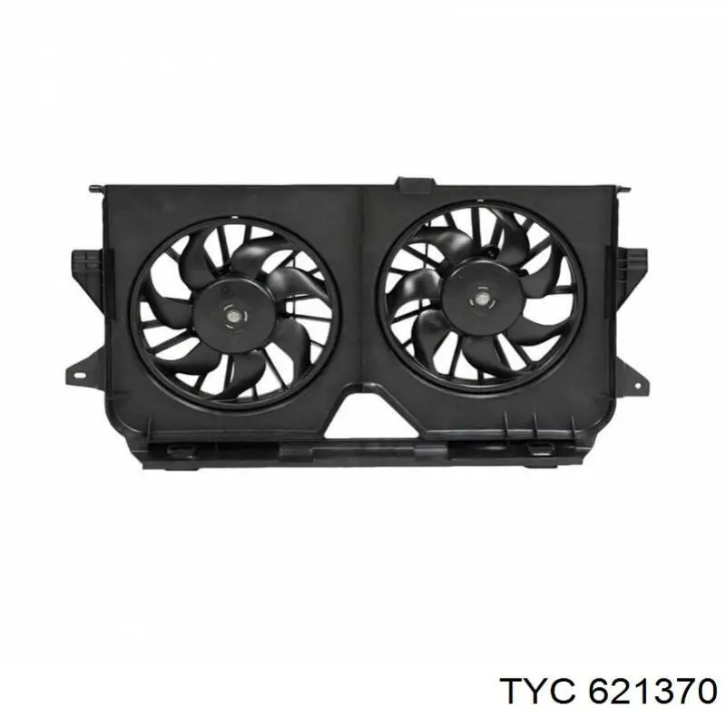 621370 TYC електровентилятор охолодження в зборі (двигун + крильчатка)