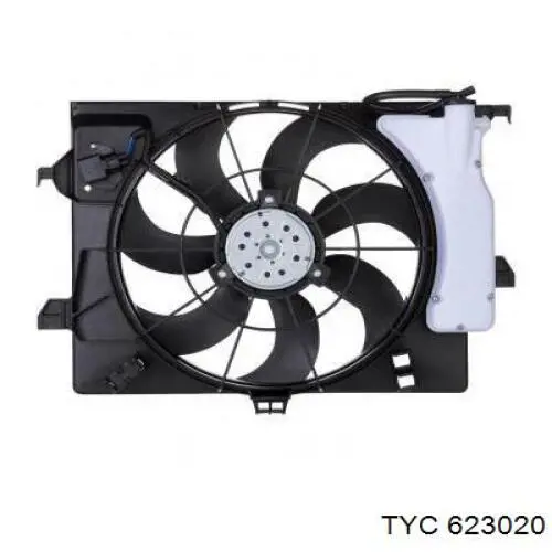 Купити DS7Z8C607A Ford Дифузор радіатора охолодження, в зборі з двигуном і крильчаткою