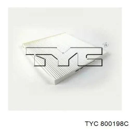 Купити 800198C TYC Фільтр салону вугільний