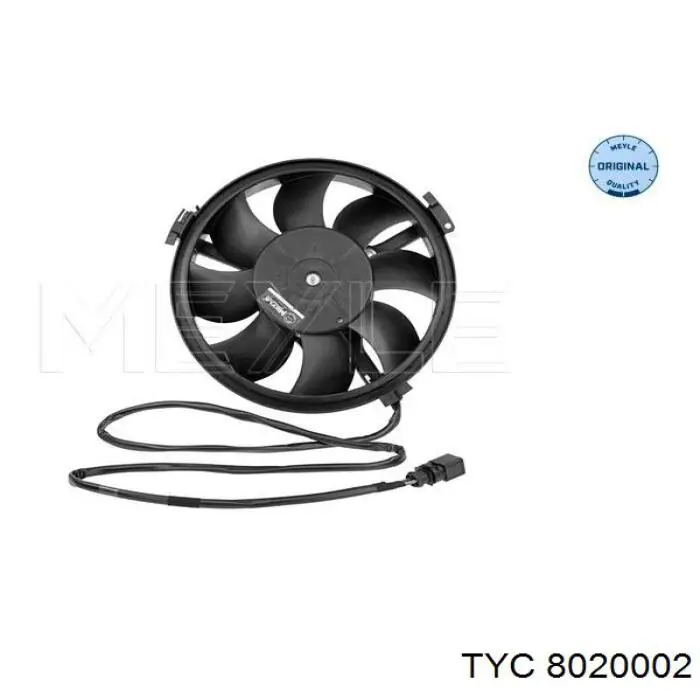 Вентилятор радіатора TYC 8020002 ціна, від 38.01 USD