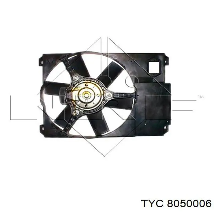 Вентилятор радіатора TYC 8050006 ціна, від 57.10 USD
