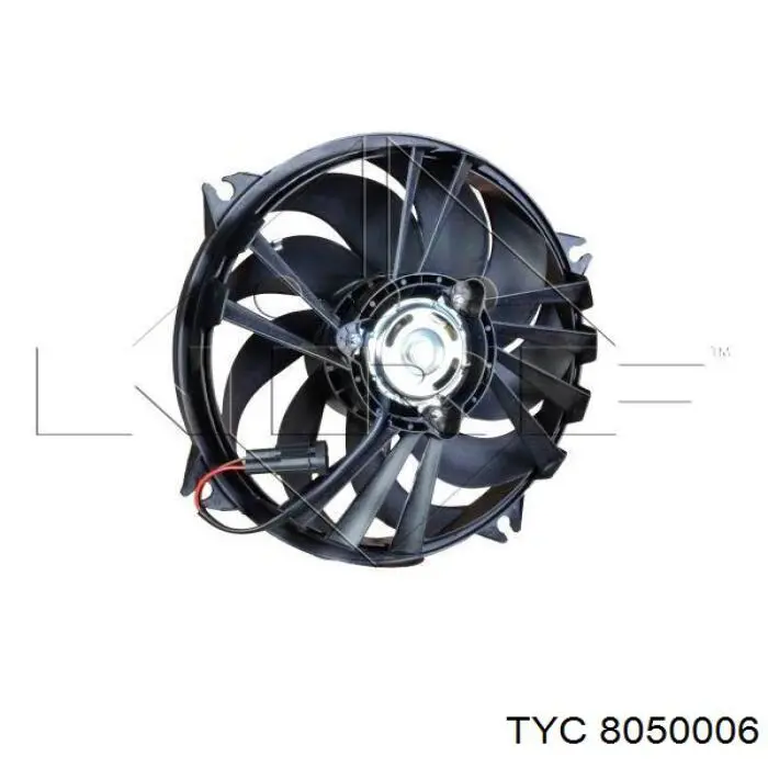 Купити 8050006 TYC Електровентилятор охолодження в зборі (двигун + крильчатка)