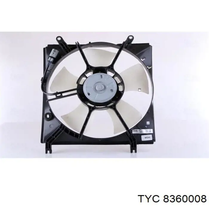 Двигун вентилятора системи охолодження, лівий 8360008 TYC