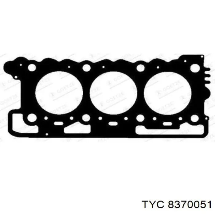 Вентилятор системи охолодження лівий TYC 8370051 ціна, від 39.09 USD