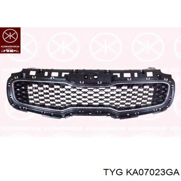 Решітка переднього бампера PKA99024GB Signeda