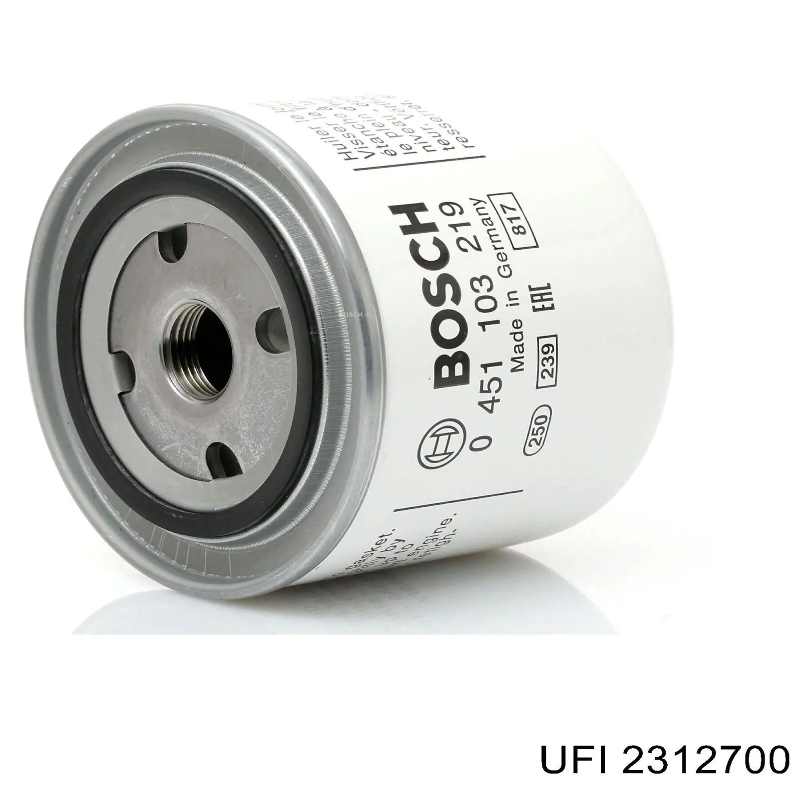 Фільтр масляний UFI 2312700