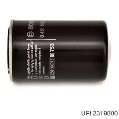 Масляний фільтр 2319800 UFI