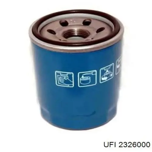 Масляний фільтр двигуна UFI 2326000 ціна, від 6.72 USD