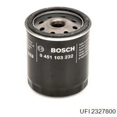 Масляний фільтр двигуна UFI 2327800 ціна, від 4.60 USD