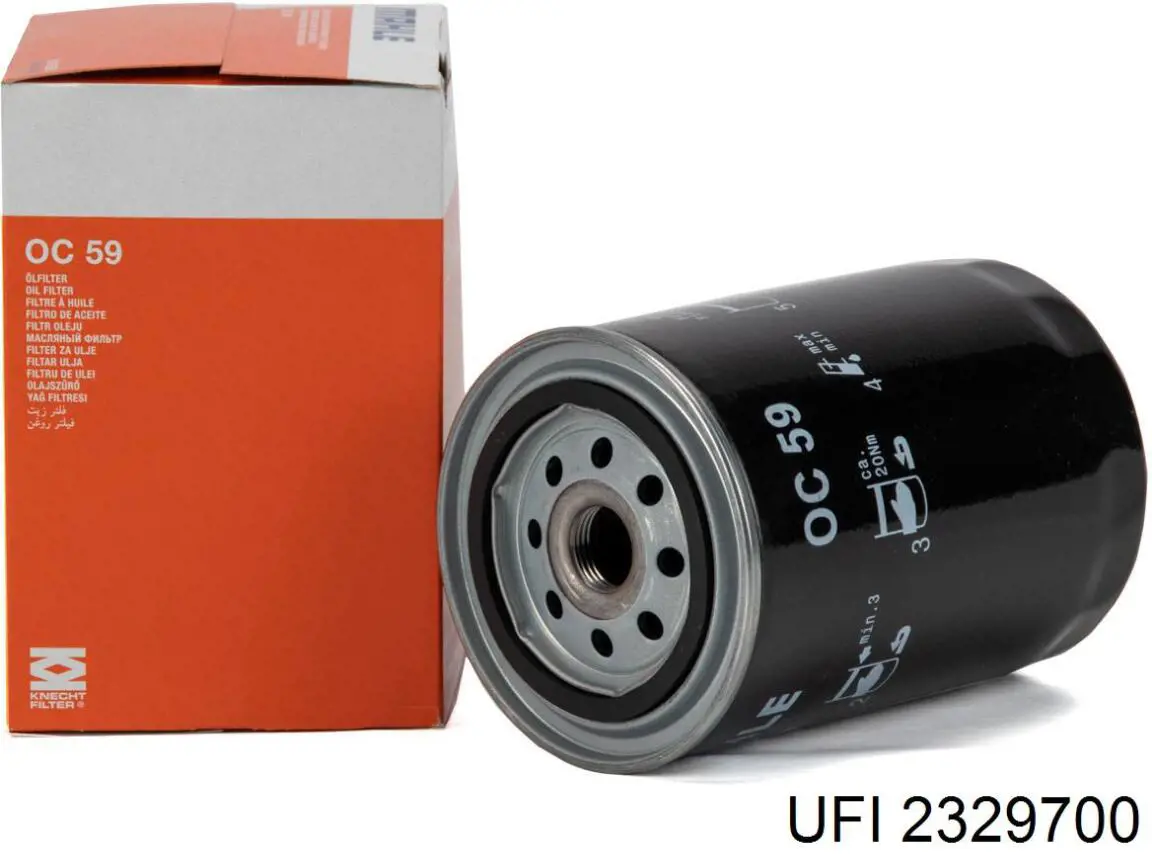 Фільтр масляний UFI 2329700