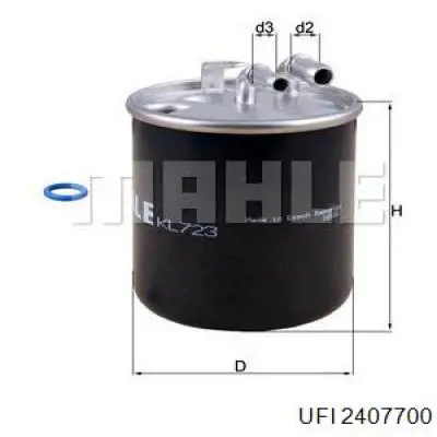Фільтр паливний UFI 2407700