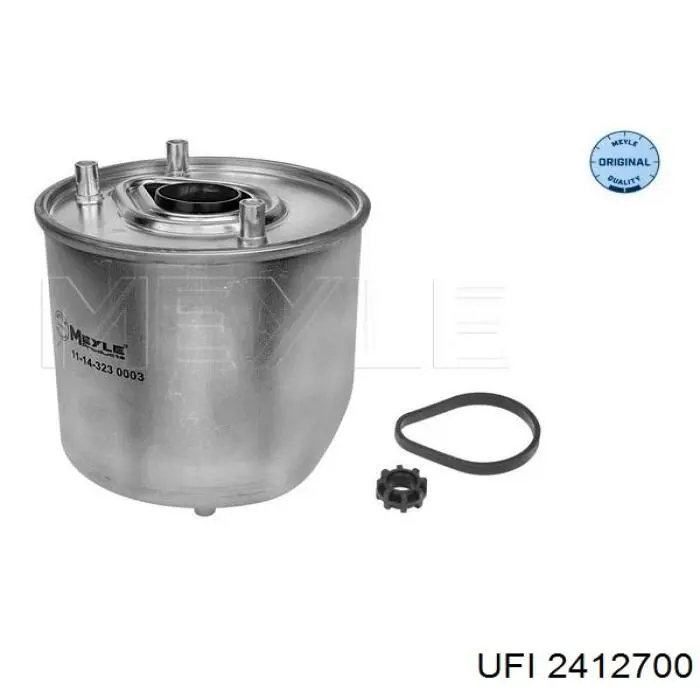 Фільтр тонкого очищення палива UFI 2412700 ціна, від 25.68 USD