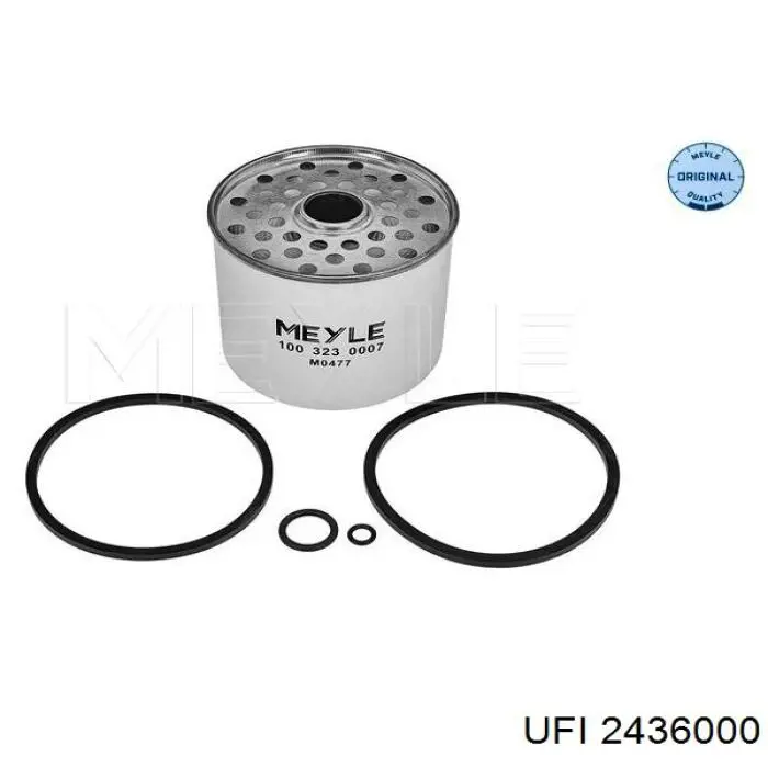 Фільтр тонкого очищення палива UFI 2436000 ціна, від 3.47 USD