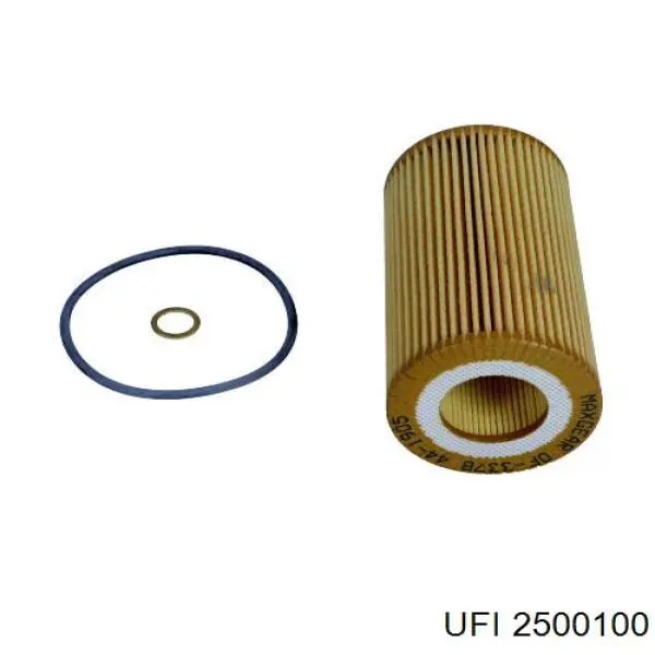 Масляний фільтр двигуна UFI 2500100 ціна, від 7.27 USD
