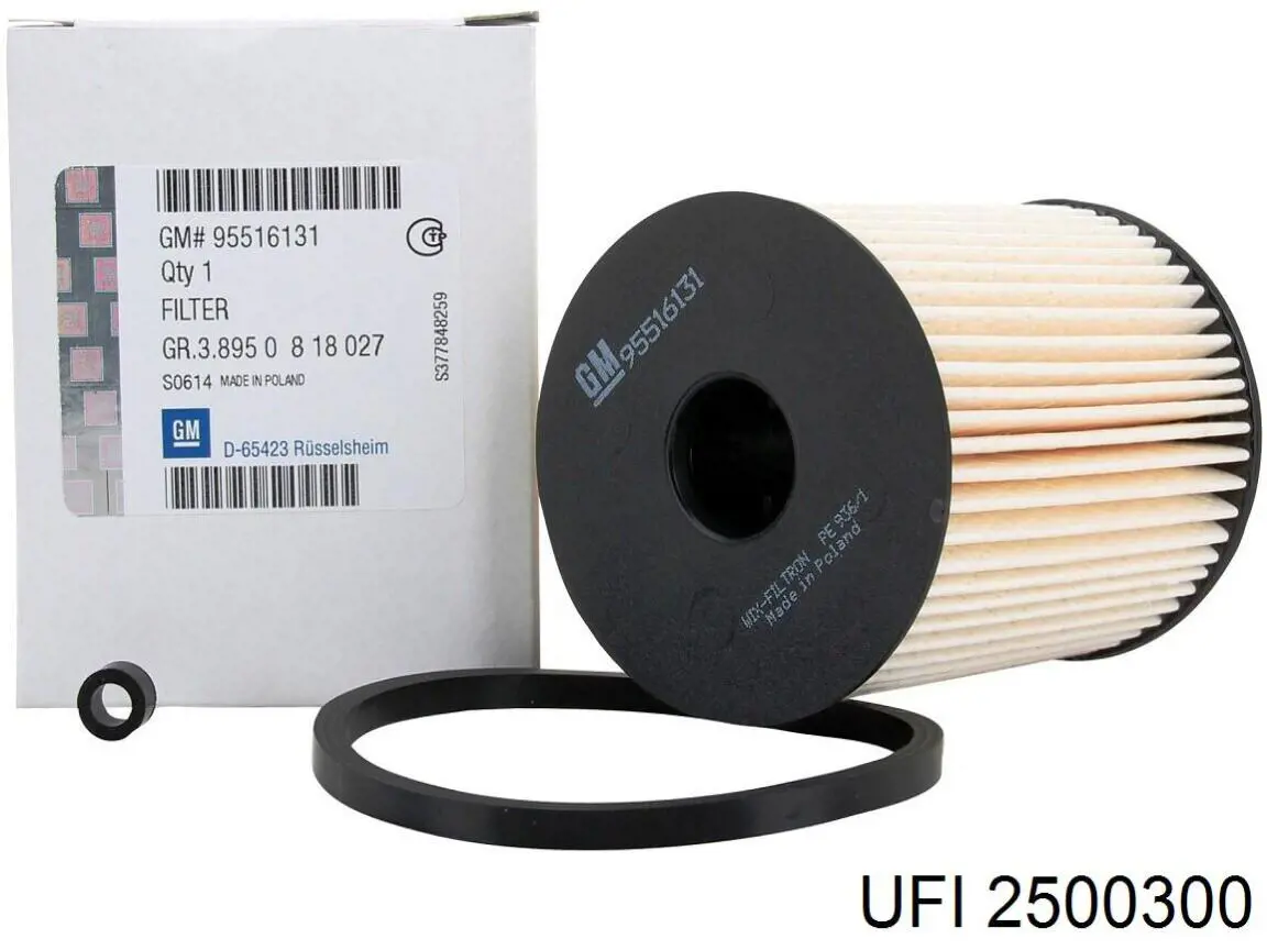 Масляний фільтр двигуна UFI 2500300 ціна, від 4.65 USD