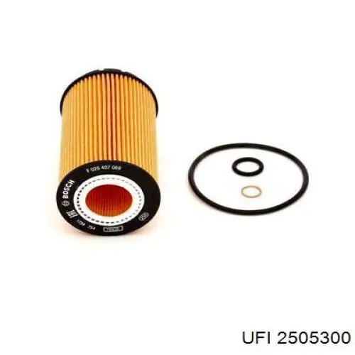 Масляний фільтр двигуна UFI 2505300 ціна, від 4.49 USD