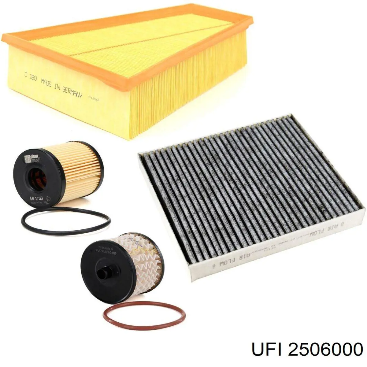 Масляний фільтр двигуна UFI 2506000 ціна, від 5.65 USD