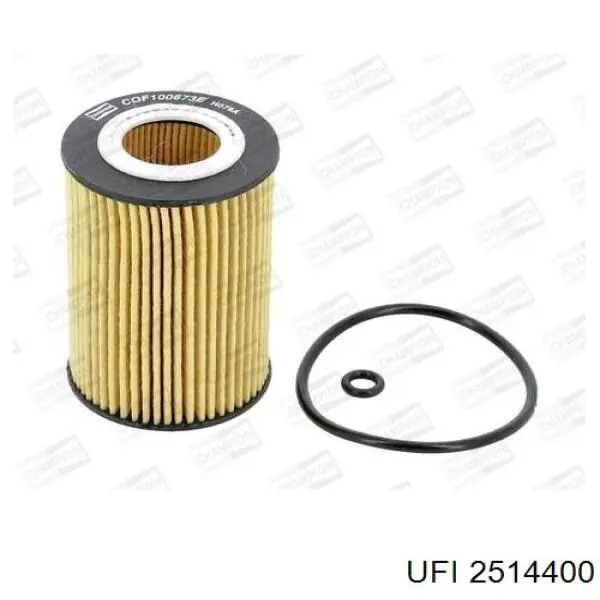Масляний фільтр двигуна UFI 2514400 ціна, від 7.70 USD