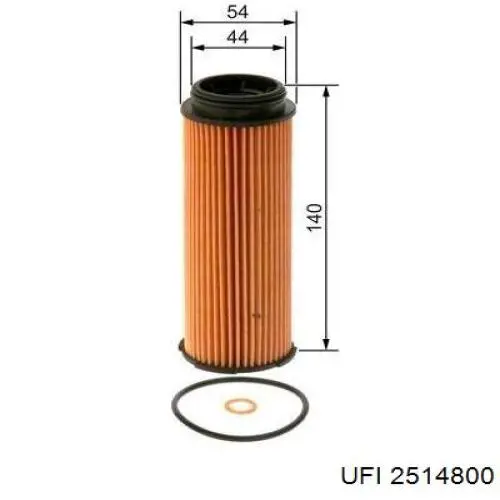 Купити 2514800 UFI Фільтр очищення масла відцентровий