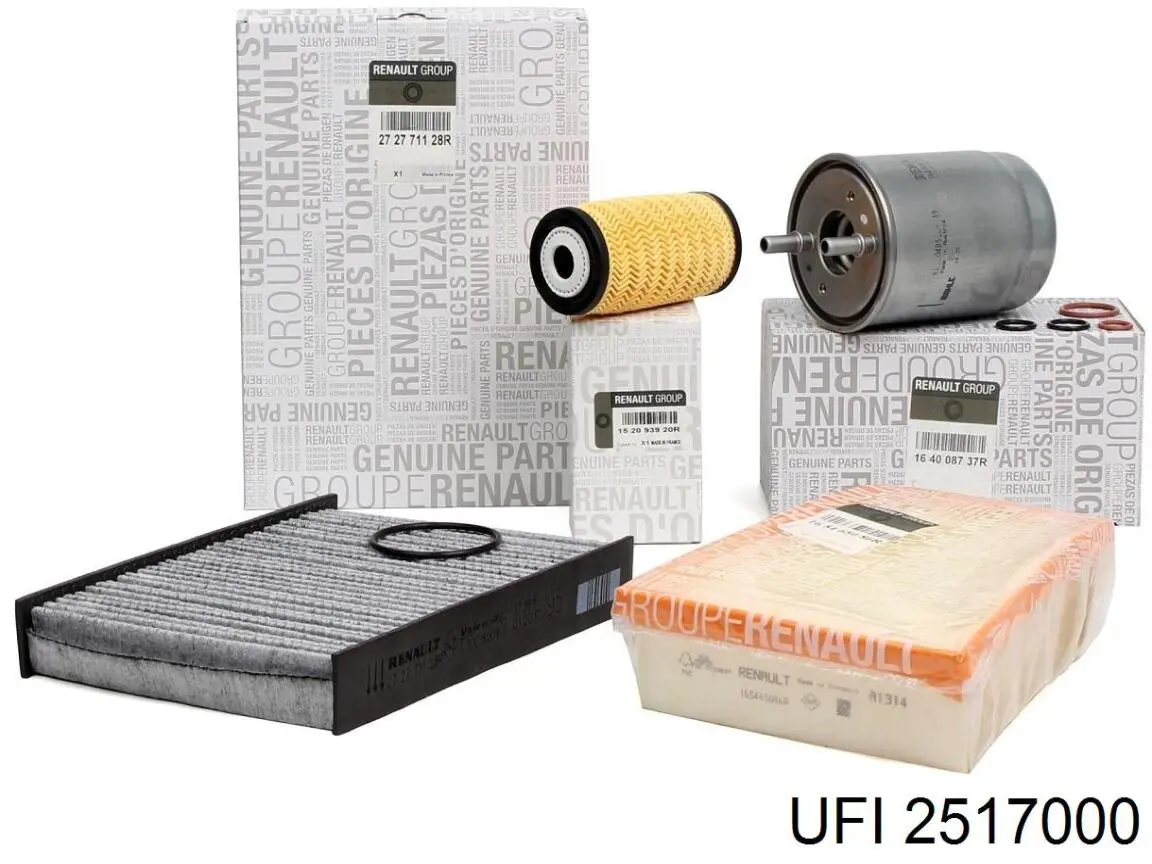 2517000 UFI Фільтр масла