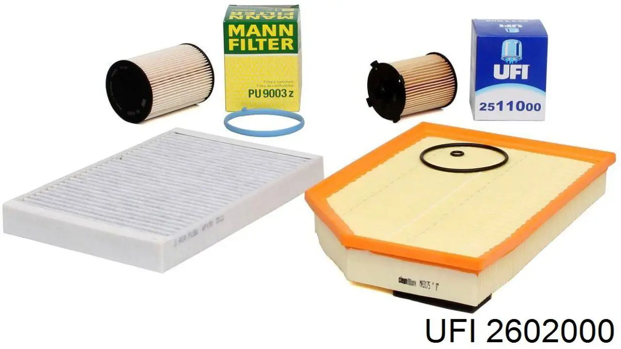 Паливний фільтр 2602000 UFI