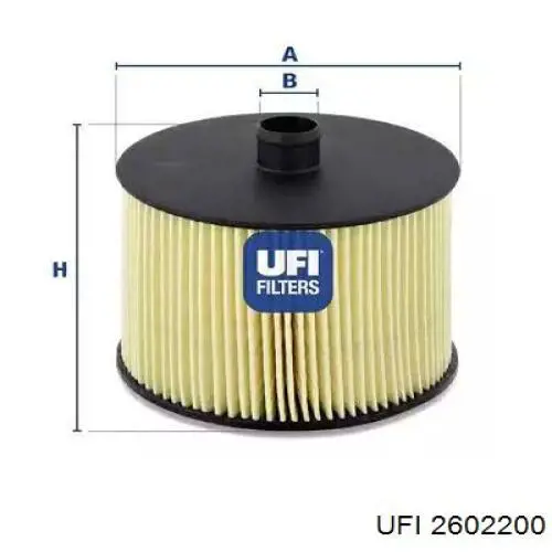 Купити 2602200 UFI Фільтр-відстійник палива грубої очистки