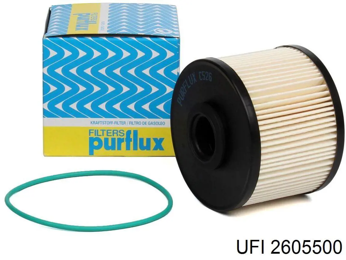 Фільтр тонкого очищення палива UFI 2605500 ціна, від 17.21 USD