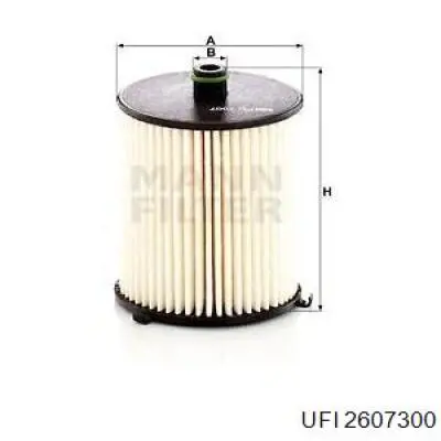 Фільтр тонкого очищення палива UFI 2607300 ціна, від 15.82 USD