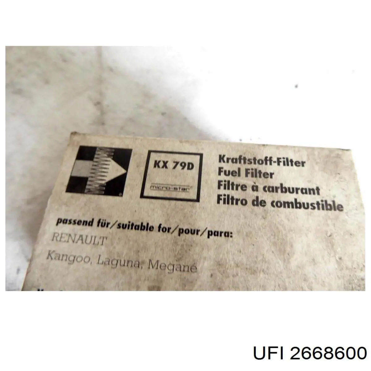 2668600 UFI Фільтр палива