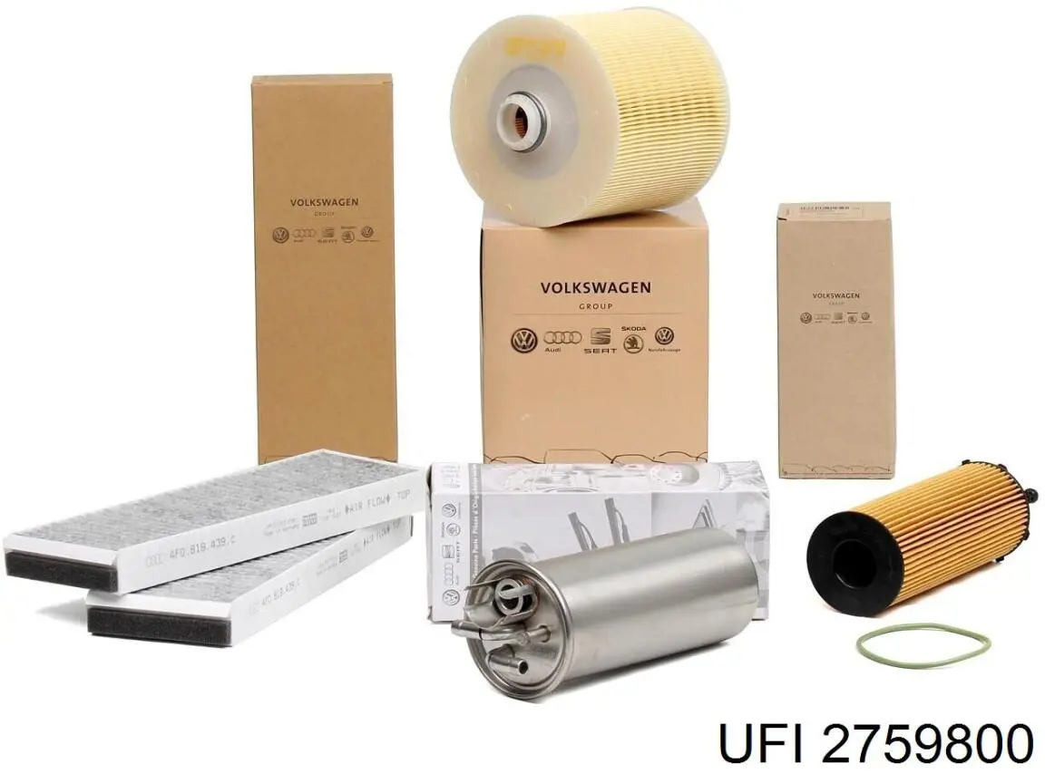 Фільтр повітряний UFI 2759800