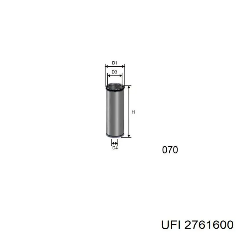 Елемент повітряного фільтра MAN 81084050017 ціна, від 41.17 USD